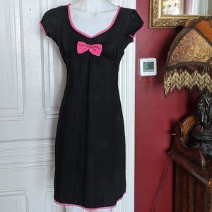 Super Low Fat Rockabilly Pinup Bow Dress